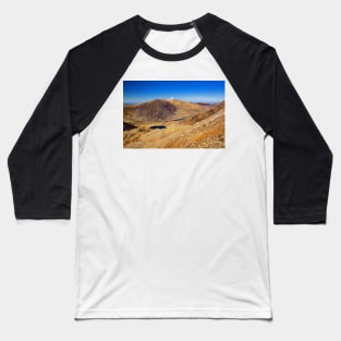 Pen yr Olw Wen and Llyn Idwal Baseball T-Shirt